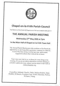 Annual Parish Meeting 27.5.2026